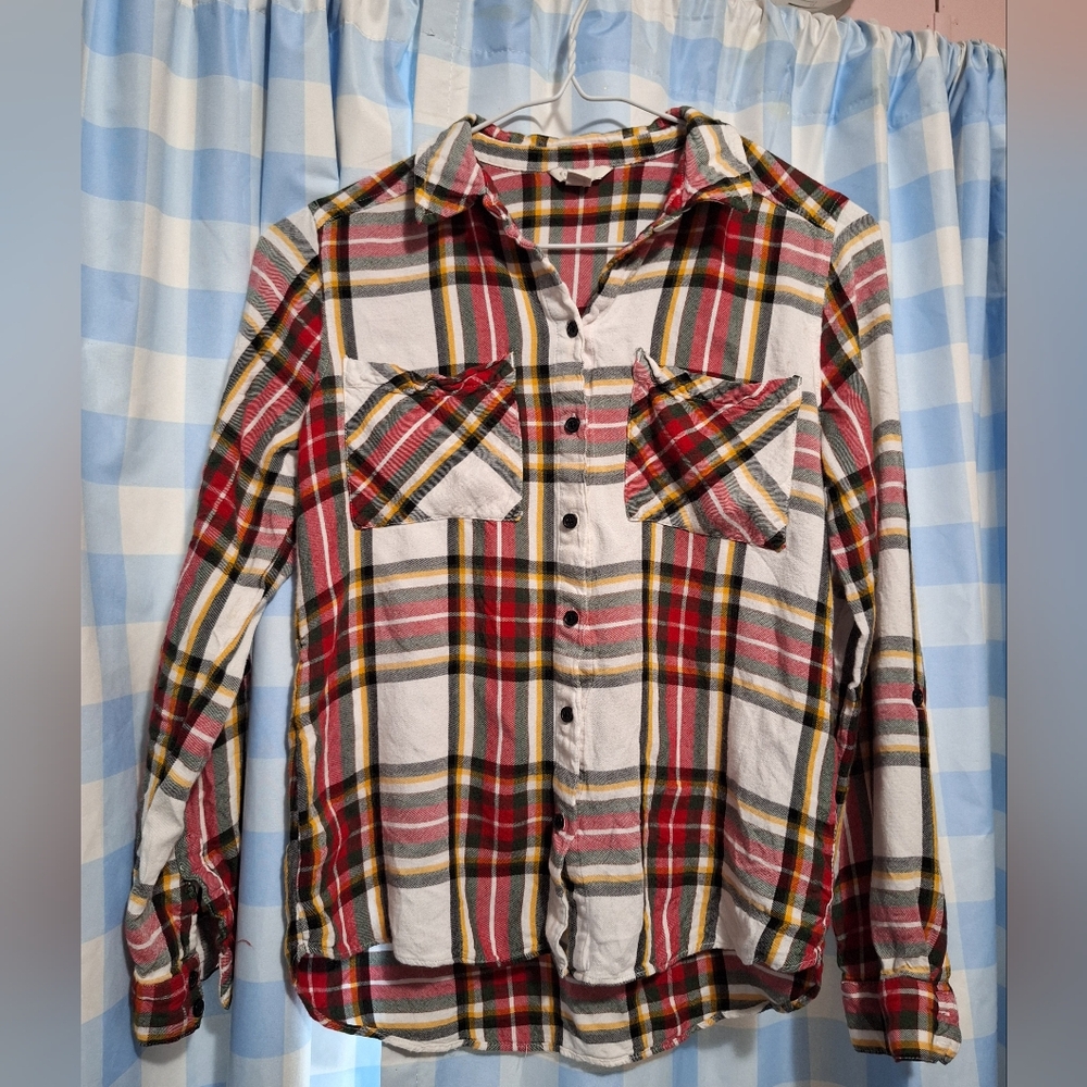 Est.1946 Women's Plaid Button-down Shirt